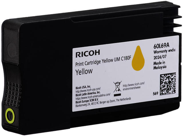 Консумативи Ricoh IJM C180F Yellow