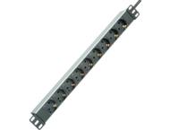 Разклонители ROLINE 19.07.1620 PDU for Cabinet, 9x socket, 45°, 16A, Aluminium, 2.0 m