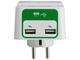 Разклонители APC Essential SurgeArrest 1 Outlet 2 USB Ports White