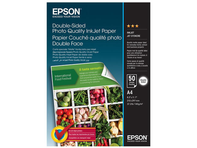 Хартия Epson Double-Sided Photo Quality Inkjet Paper A4