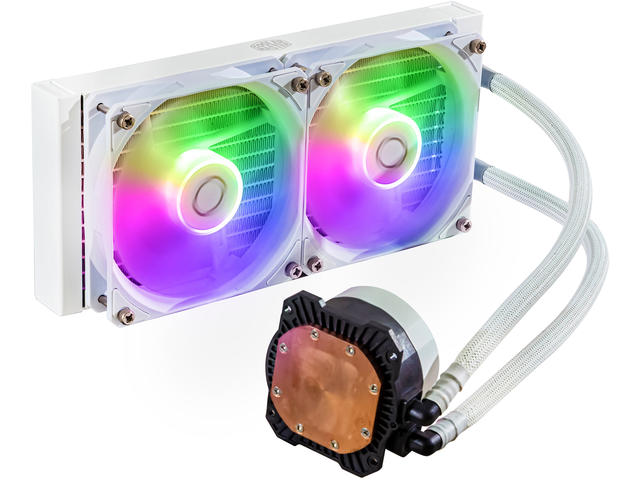Охладители Cooler Master MasterLiquid 240L Core ARGB White Edition