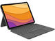 Клавиатури Logitech Combo Touch за iPad Air (4-то и 5-то поколение) - Oxford Grey UK 