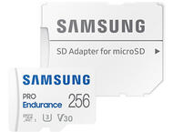 Карти памет Samsung 256GB microSD PRO Endurance with Adapter, Class10