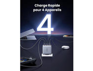Зарядни устройства Ugreen Nexode 100W USB C GaN зарядно устройство за стена с 4 порта