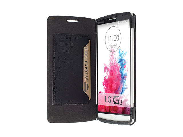 Калъфи Krusell Malmö Flip View Cover за LG G3 (черен)