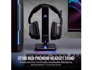 Стойки за слушалки Corsair ST100 RGB Premium Headset Stand with 7.1 Surround Sound (EU)