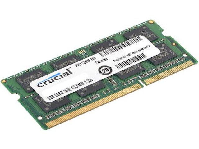 Оперативна памет 8GB DDR3L 1600MHz Crucial