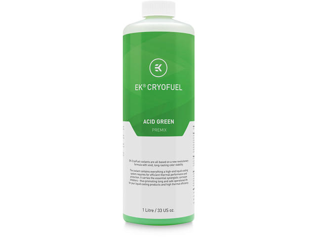 Течности EK-CryoFuel Acid Green (Premix 1000mL), coolant mixture