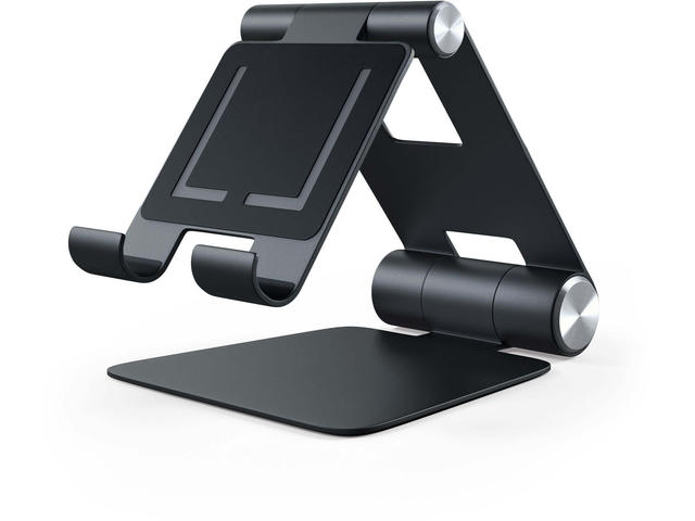 Стойки за мобилни устройства Satechi Aluminium R1 Adjustable Mobile Stand - Black