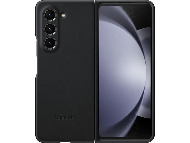 Калъфи Samsung Galaxy Z Fold5 калъф от екокожа, Black