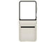 Калъфи Samsung Galaxy Z Flip5 калъф от екокожа, Cream