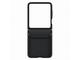 Калъфи Samsung Galaxy Z Flip5 калъф от екокожа, Black