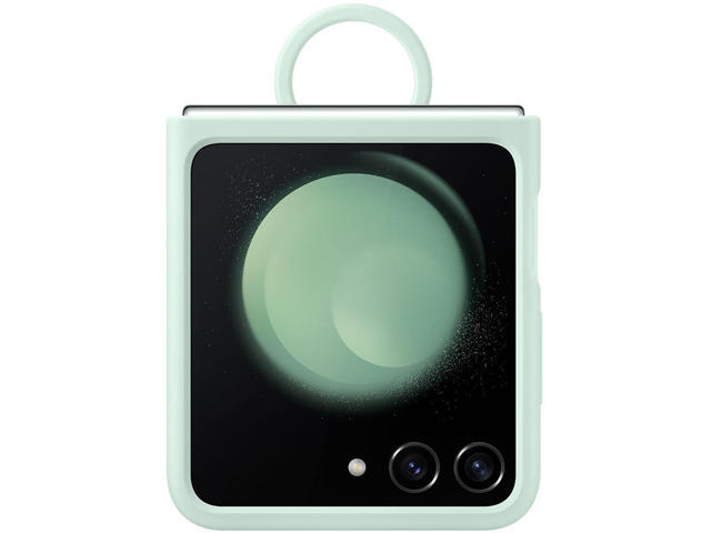 Калъфи Samsung Galaxy Z Flip5 силиконов калъф с ринг, Mint