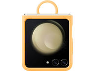 Калъфи Samsung Galaxy Z Flip5 силиконов калъф с ринг, Apricot