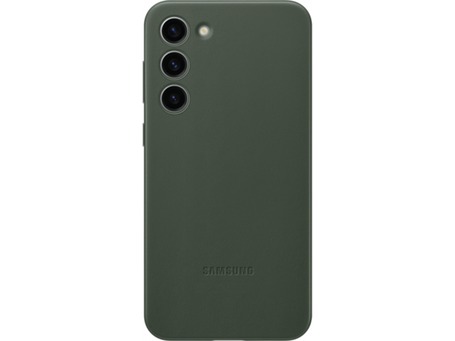 Калъфи Samsung Galaxy S23 + Leather Case, Green, Нарушена опаковка