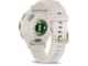 Смарт часовници Garmin Venu 3S Soft Gold безел с Ivory корпус и силиконова каишка