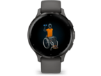 Смарт часовници Garmin Venu 3S Slate безел с Pebble Gray корпус и силиконова каишка