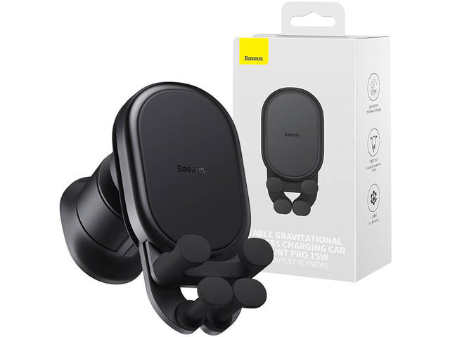 Стойки за мобилни устройства Baseus SUWX030001 Stable 15W - черна