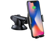 Стойки за мобилни устройства Baseus + Qi Charger WXYL-A01 - черна