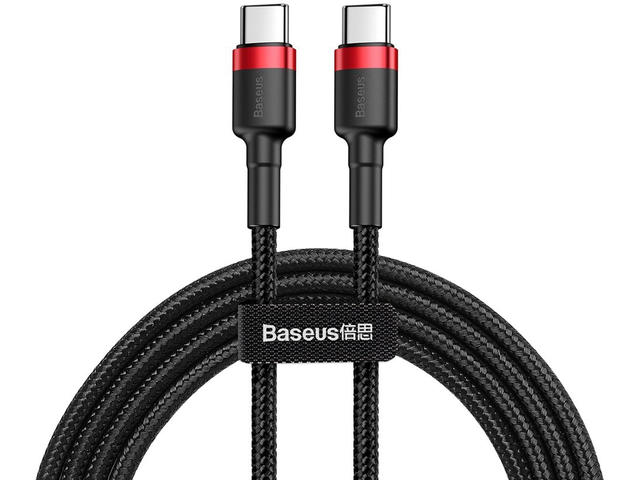 Кабели и Адаптери Baseus 60W, Type-C - Type-C,Cafule 3А (CATKLF-H91), 2 метра