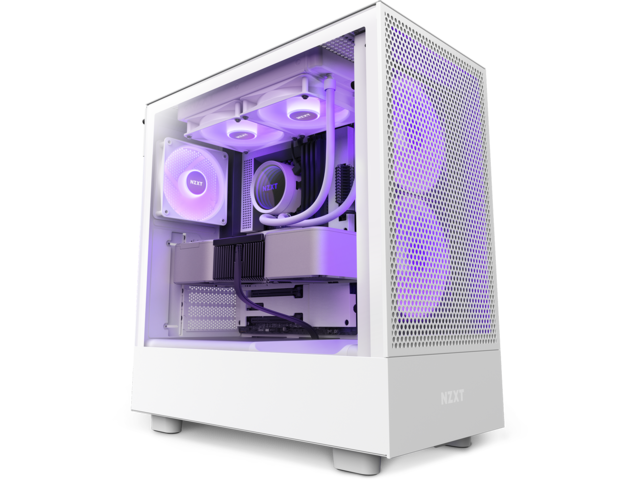 Кутии NZXT H5 Flow RGB Matte White
