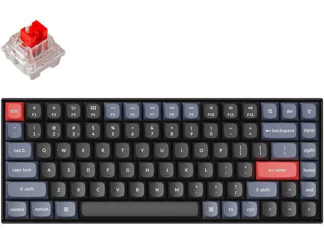 Клавиатури Keychron K2 Pro Hot-Swappable Keychron K Pro Mechanical Red Switch, White Backlight Plastic Frame
