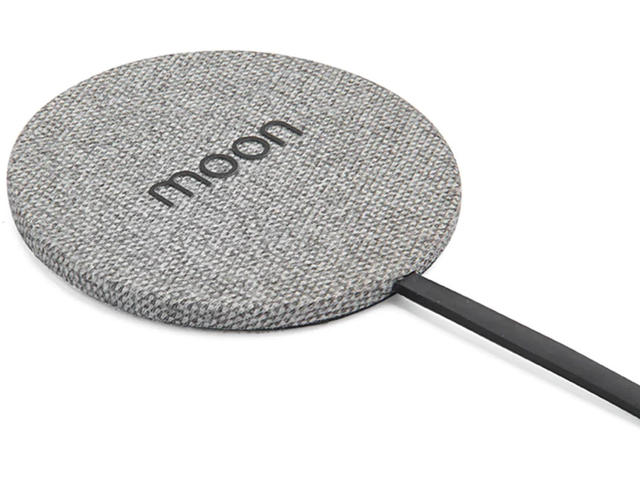 Зарядни устройства Moon Wireless Charger Pad, M603, Gray Fabric