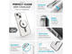 Калъфи Speck Presidio Perfect-Clear MagSafe with ClickLock iPhone 15, Clear/Chrome
