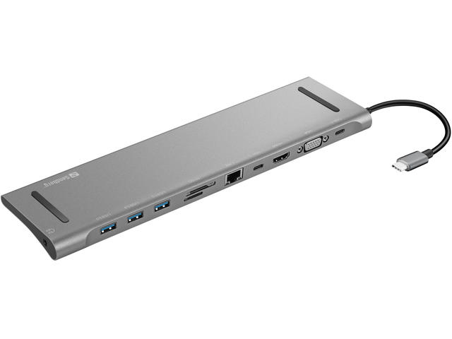 Докинг станции Sandberg USB-C 10-в-1 Docking Station