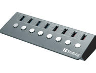 USB Хъб Sandberg USB 3.0 Hub 4xData + 4xCharge
