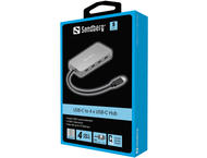 USB Хъб Sandberg USB-C към USB-C хъб