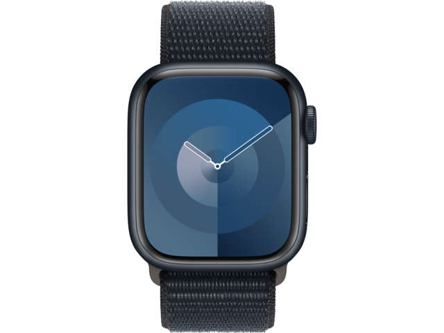 Смарт часовници Apple Watch S9 GPS 41mm Midnight Alu Case w Midnight Sport Loop