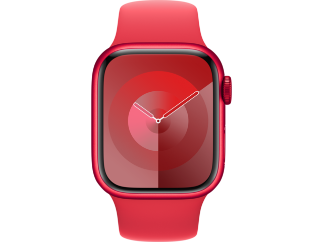 Смарт часовници Apple Watch S9 GPS 41mm RED Alu Case w RED Sport Band - M/L