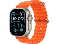 Смарт часовници Apple Watch Ultra2 Cellular, 49mm Titanium Case w Orange Ocean Band