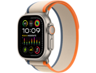 Смарт часовници Apple Watch Ultra2 GPS + Cellular, 49mm Titanium Case w Orange/Beige Trail Loop - M/L