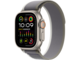 Смарт часовници Apple Watch Ultra2 GPS + Cellular, 49mm Titanium Case w Green/Grey Trail Loop - M/L