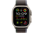 Смарт часовници Apple Watch Ultra2 Cellular, 49mm Titanium Case w Blue/Black Trail Loop - M/L