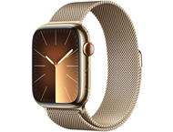 Смарт часовници Apple Watch S9 Cellular 45mm Gold Stainless Steel Case w Gold Milanese Loop