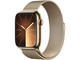 Смарт часовници Apple Watch S9 Cellular 45mm Gold Stainless Steel Case w Gold Milanese Loop