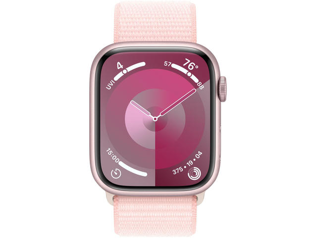 Смарт часовници Apple Watch S9 Cellular 45mm Pink Alu Case w Light Pink Sport Loop