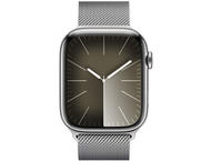 Смарт часовници Apple Watch S9 Cellular 41mm Silver Stainless Steel Case w Silver Milanese Loop
