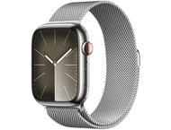 Смарт часовници Apple Watch S9 Cellular 45mm Silver Stainless Steel Case w Silver Milanese Loop