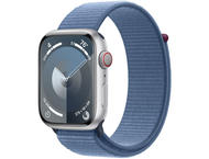 Смарт часовници Apple Watch S9 Cellular 45mm Silver Alu Case w Winter Blue Sport Loop