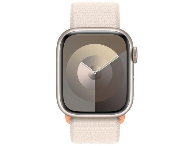 Смарт часовници Apple Watch S9 Cellular 41mm Starlight Alu Case w Starlight Sport Loop