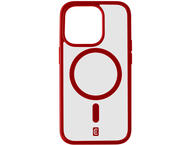 Калъфи Cellular line Pop Mag за iPhone 15 Pro, clear-red