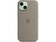 Калъфи Apple iPhone 15 Silicone Case with MagSafe - Clay