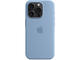 Калъфи Apple iPhone 15 Pro Silicone Case with MagSafe - Winter Blue