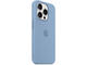 Калъфи Apple iPhone 15 Pro Silicone Case with MagSafe - Winter Blue