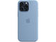 Калъфи Apple iPhone 15 Pro Max Silicone Case with MagSafe - Winter Blue