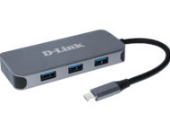 USB Хъб D-link 6-в-1 USB-C Hub